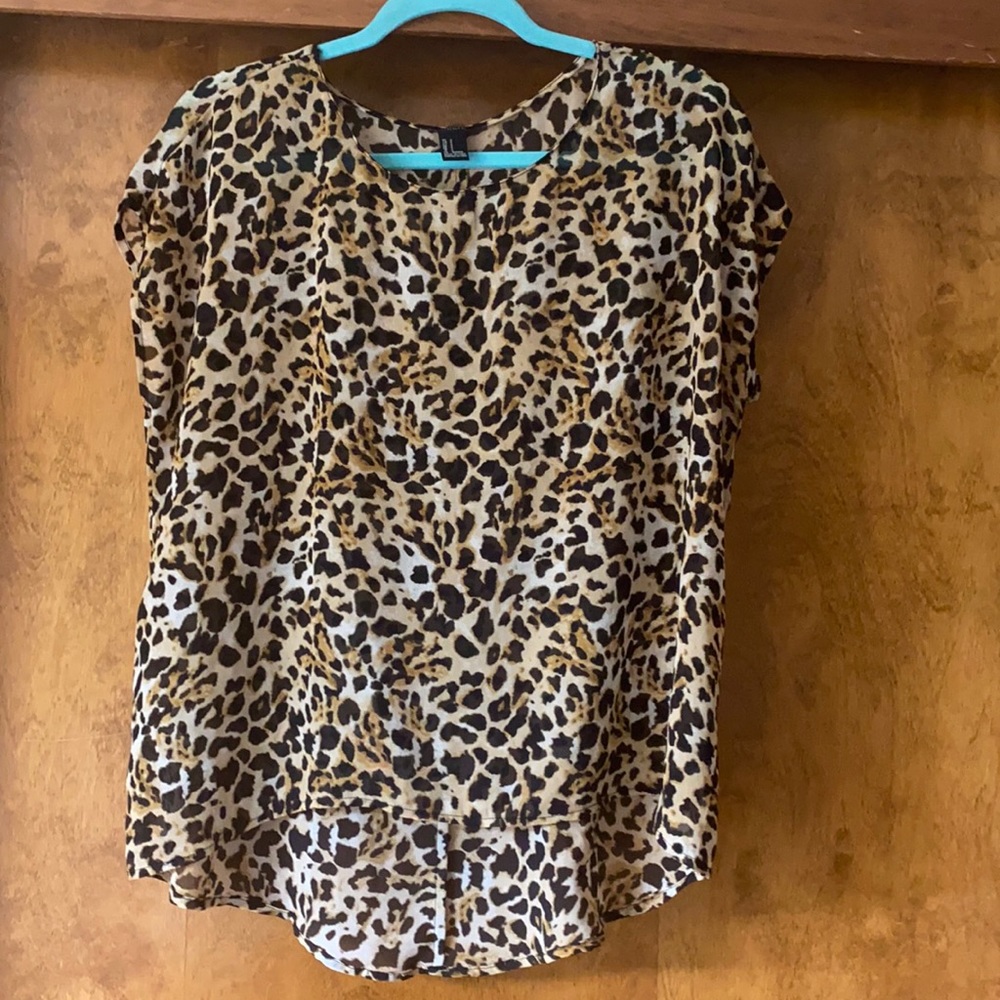 LEOPARD PRINT BLOUSE